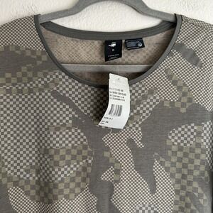 G-STAR RAW Shirt Men's Medium Vontoni Camo short sleeve Flaw